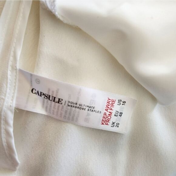 CAPSULE side pockets tie belt collar cascade side slit duster cardigan - Picture 7 of 16